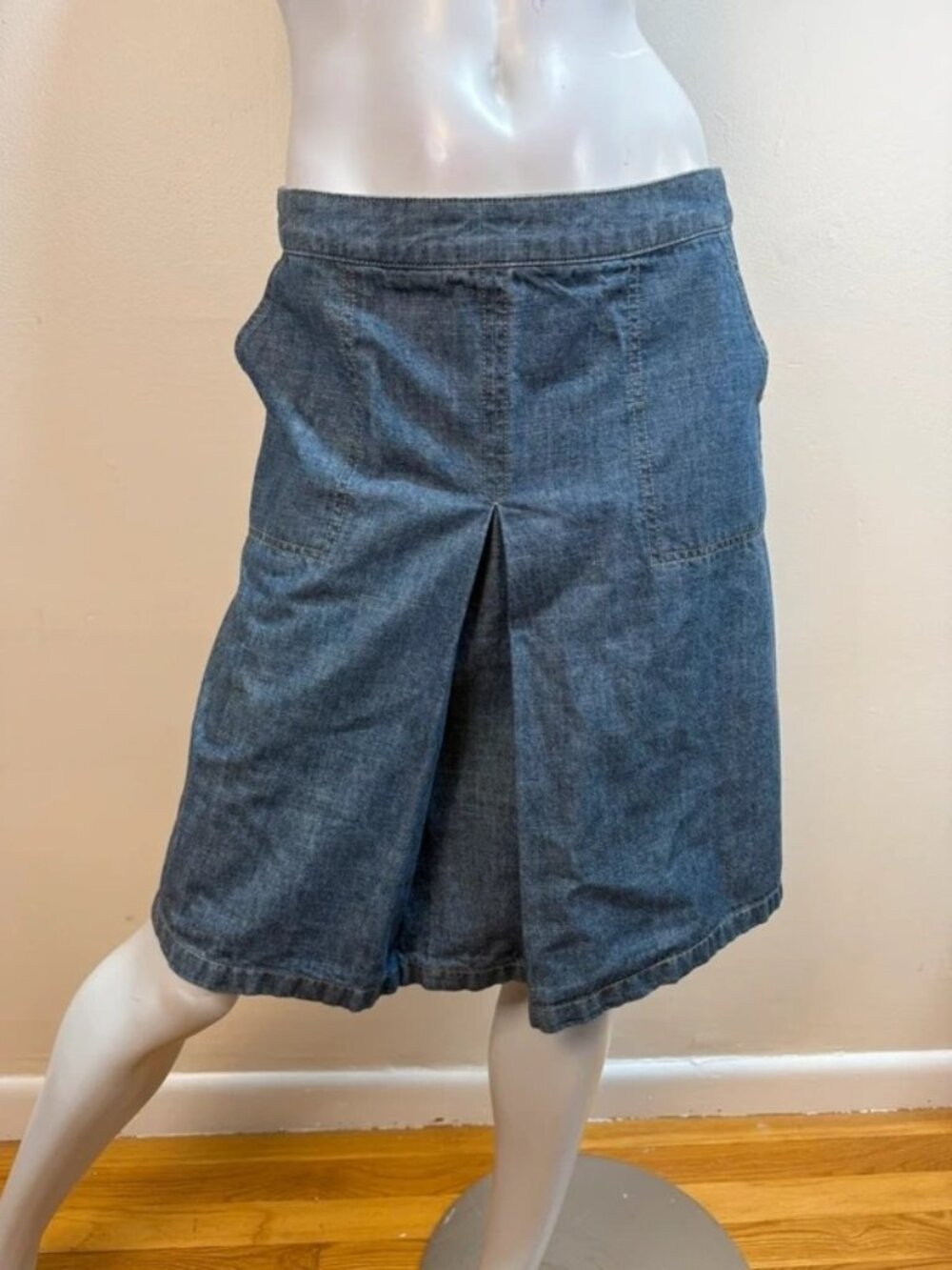 Eddie Bauer Granolachic 90s Vintage Prairie Heritage Tradwife Denim Sz 4 Petite